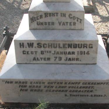 SCHULENBURG H.W. -1914