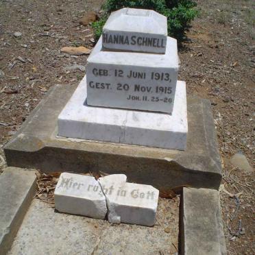 SCHNELL Hanna 1913-1915