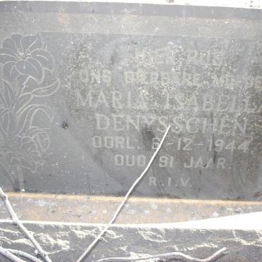 DENYSSCHEN Maria Isabella -1944