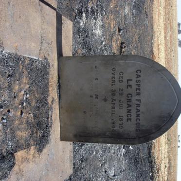 GRANGE Casper Francois, le 1839-1904