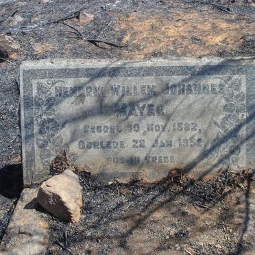 MAYER Hendrik Willem Johannes 1882-1952