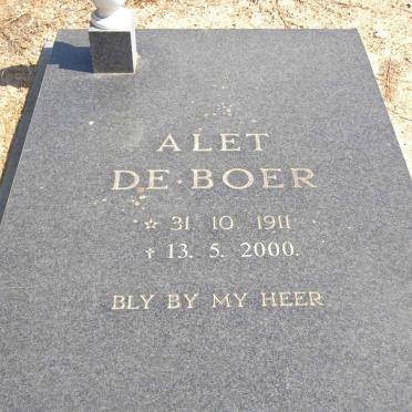 BOER Alet, de 1911-2000