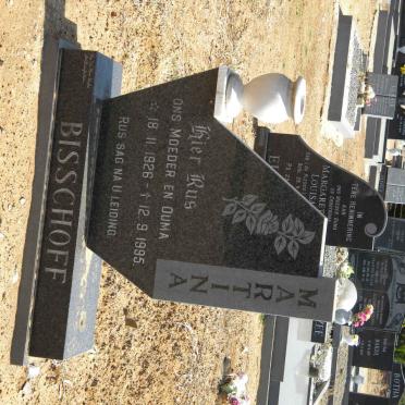 BISSCHOFF Martina 1926-1995