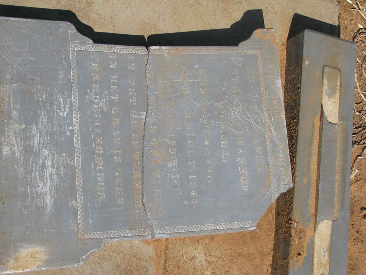 JONKER Petrus Johannes 1867-1943