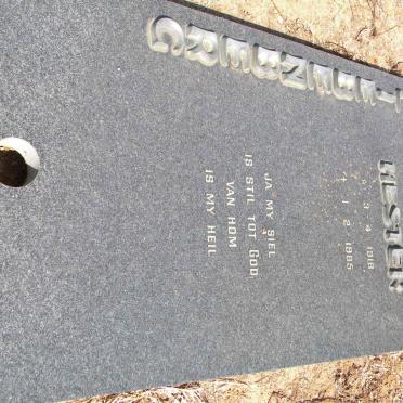 LIEBENBERG Hester 1918-1985