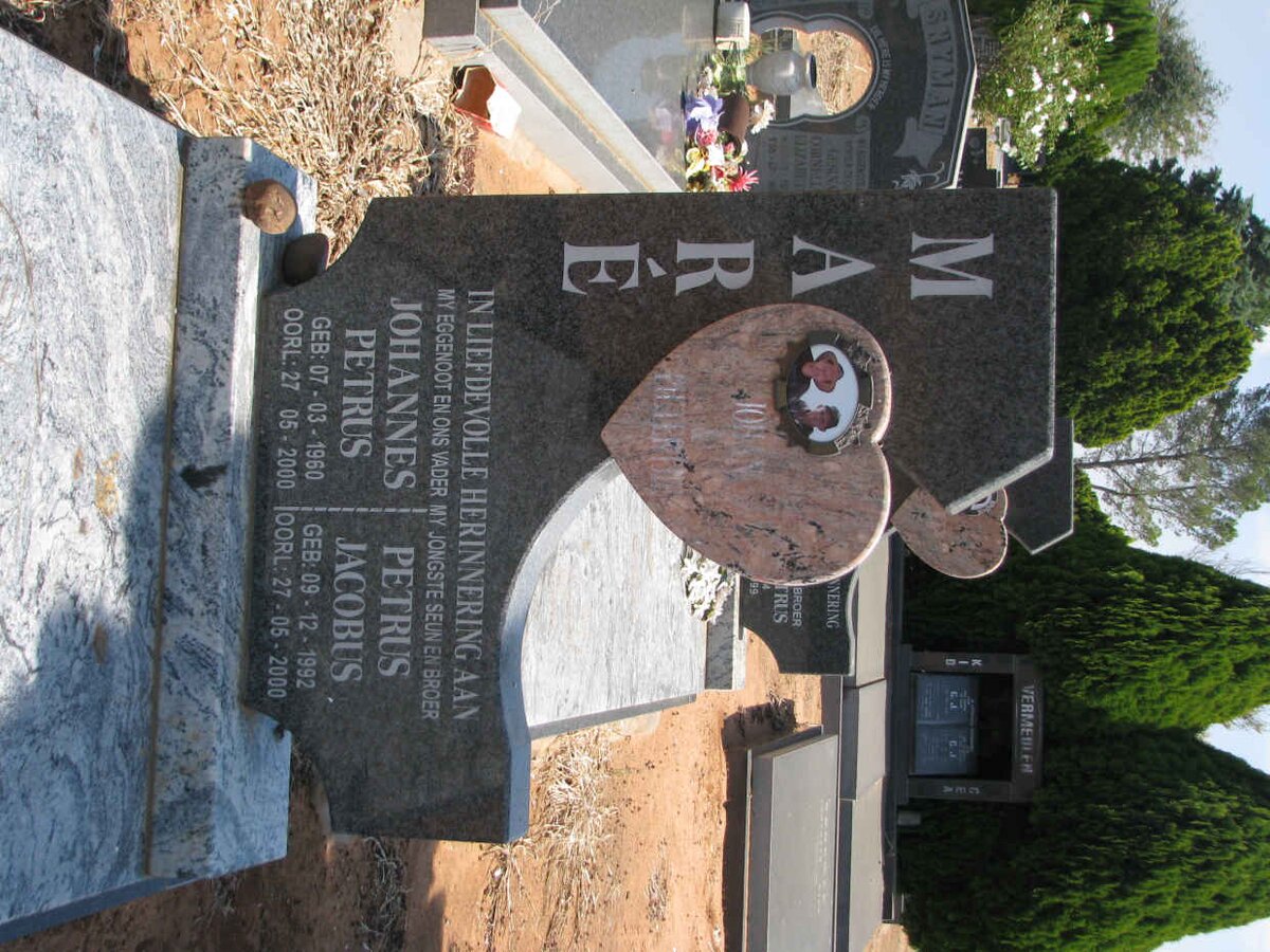 MARÉ Johannes Petrus 1960-2000 :: MARÉ Petrus Jacobus 1992-2000