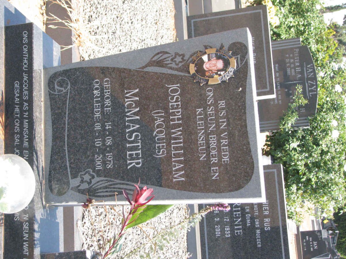 McMASTER Joseph William, 1978-2001