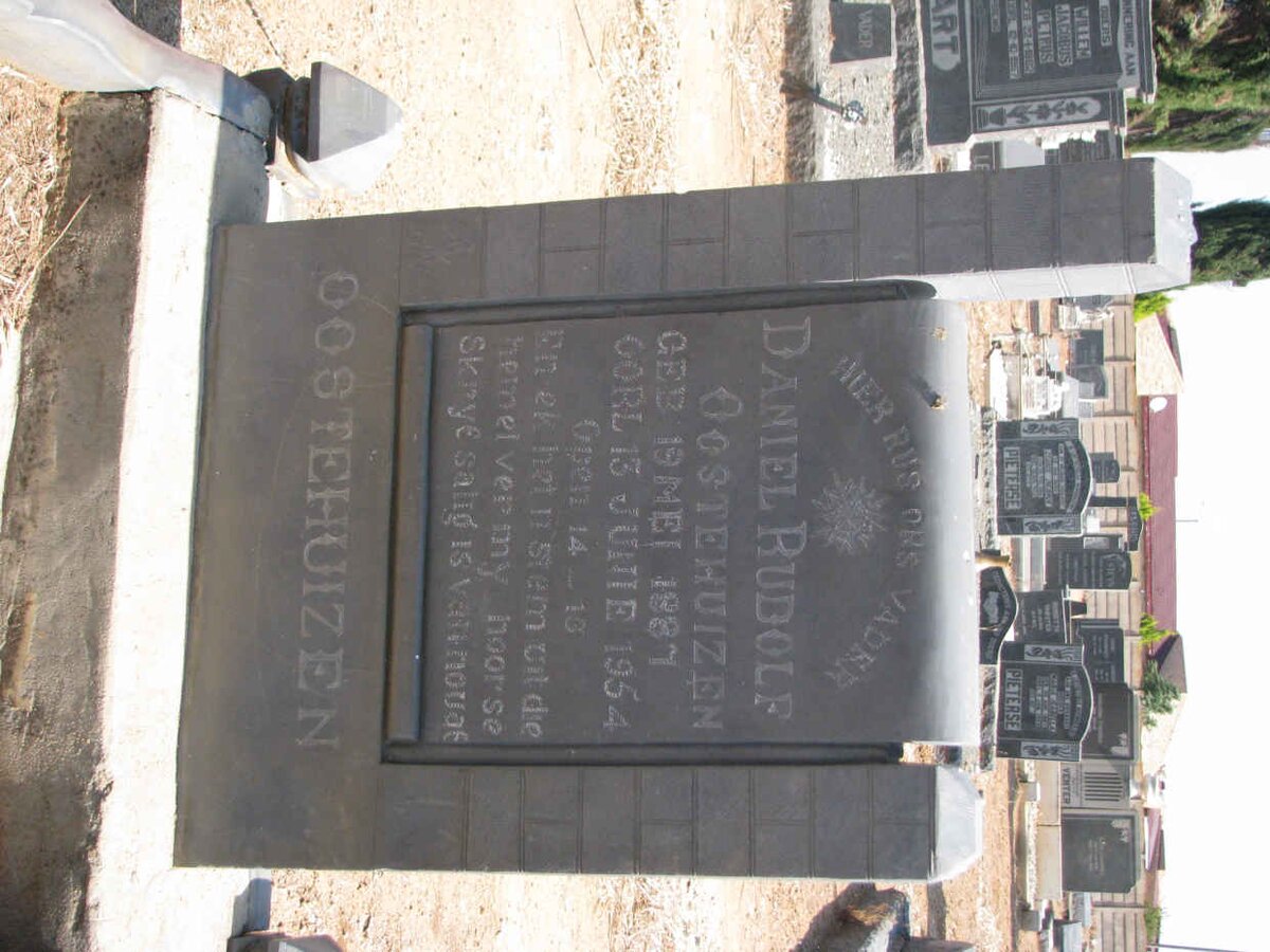 OOSTEHUIZEN Daniel Rudolf 1887-1954