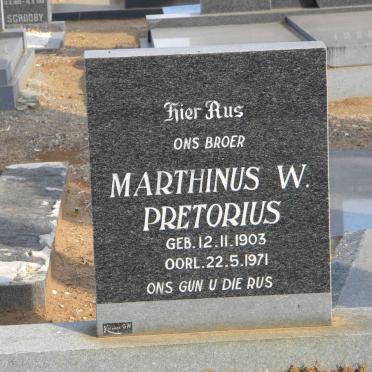 PRETORIUS Marthinus W. 1903-1971
