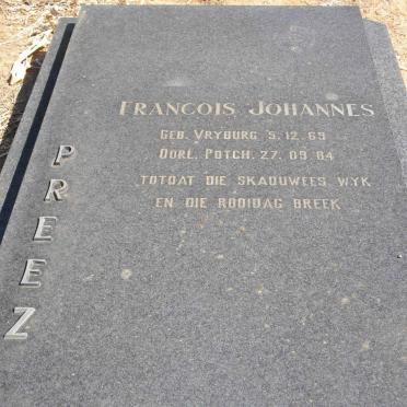 PREEZ Francois Johannes, du 1969-1984