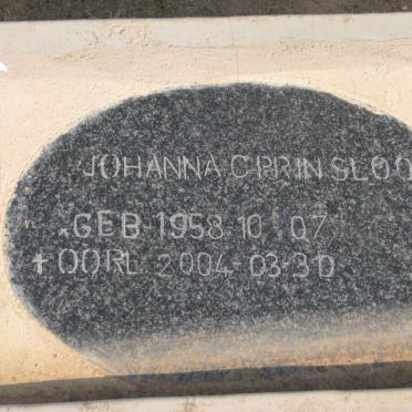 PRINSLOO Johanna C. 1958-2004