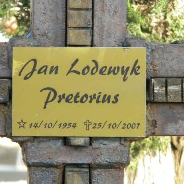 PRETORIUS Jan Lodewyk 1954-2007