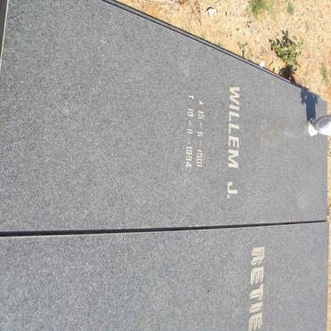 RETIEF Willem J. 1901-1994