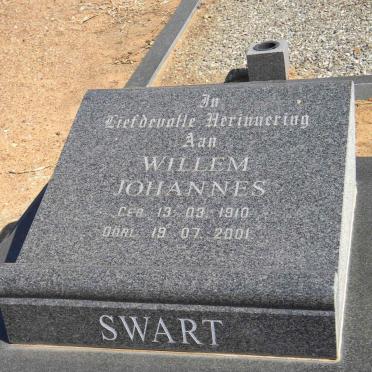 SWART Willem Johannes 1910-2001