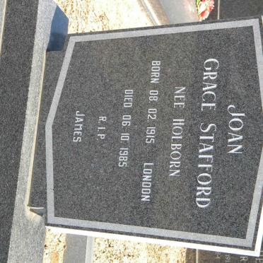 STAFFORD Joan Grace nee HOLBORN 1915-1985