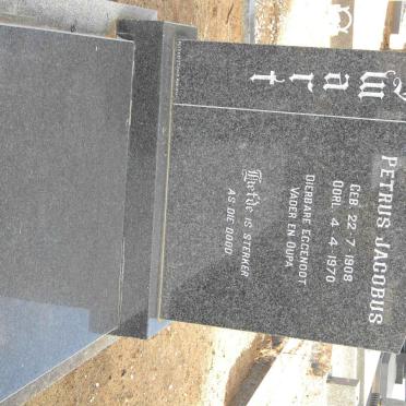 SWART Petrus Jacobus 1908-1970