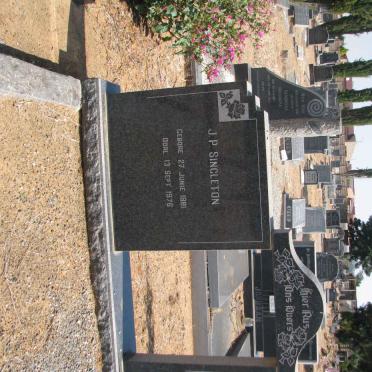 SINGLETON J.P. 1881-1976 &amp; E.H. DELPORT 1884-1969 