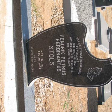 STOLS Hendrik Petrus Ferdinantus 1933-2009