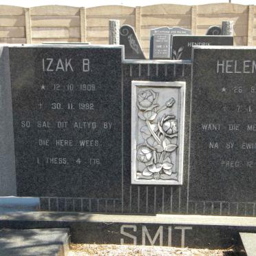 SMIT Izak B. 1909-1992 &amp; Helena A. 190?-1979