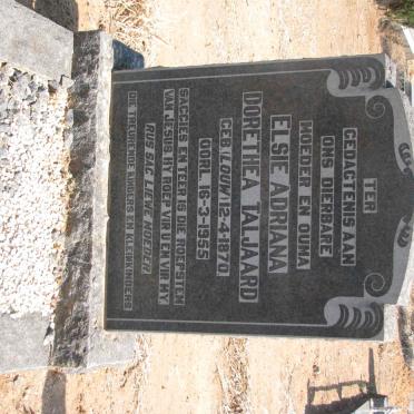 TALJAARD Elsie Adriana Dorethea nee LOUW 1870-1955