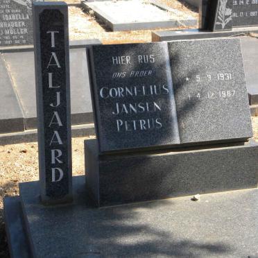 TALJAARD Cornelius Jansen Petrus 1931-1987