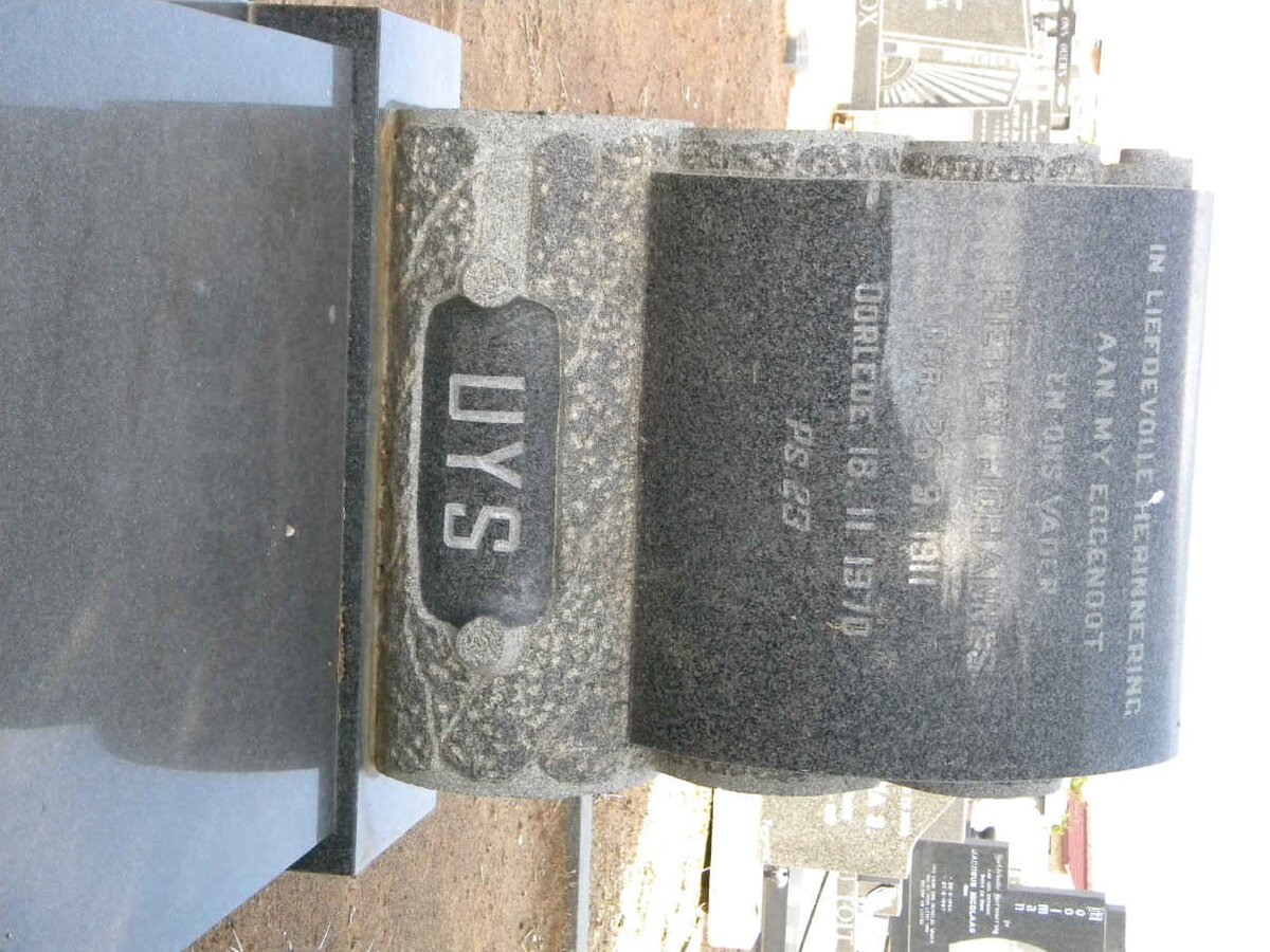 UYS Pieter Johannes 1911-1970