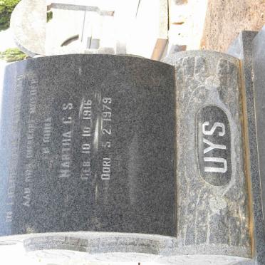 UYS Martha C.S. 1916-1979