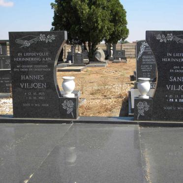 VILJOEN Hannes 1925-1983 &amp; Sannie KOTZE 1924-2011