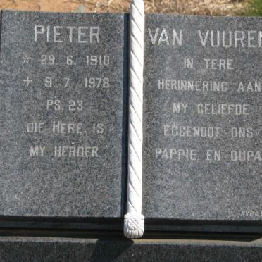 VUUREN Pieter, van 1910-1978