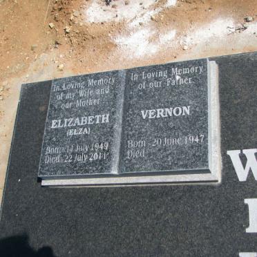 WILLSON Vernon 1947- &amp; Elizabeth 1949-2011