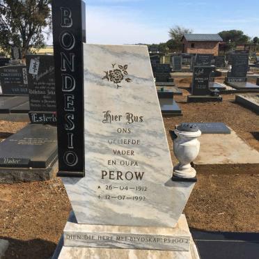 BONDESIO Perow 1912-1992