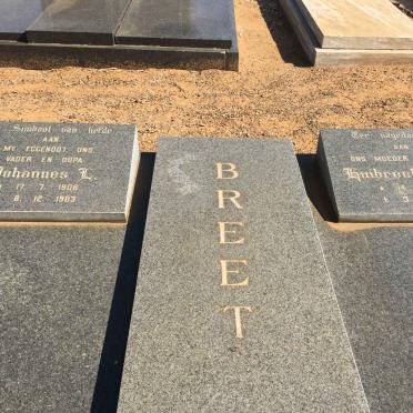 BREET Johannes L. 1906-1983 &amp; Huibrecht S.C. 1916-1996