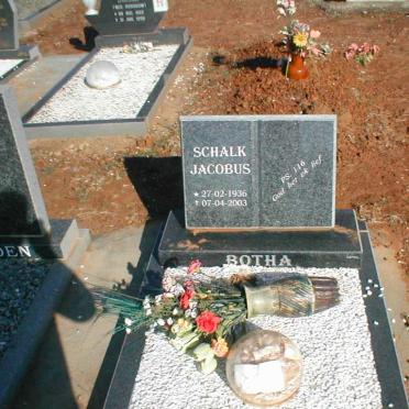 BOTHA Schalk Jacobus 1936-2003