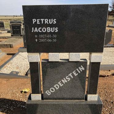 BODENSTEIN Petrus Jacobus 1927-2007