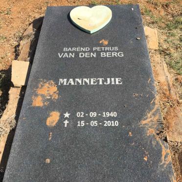 BERG Barend Petrus, van den 1940-2010