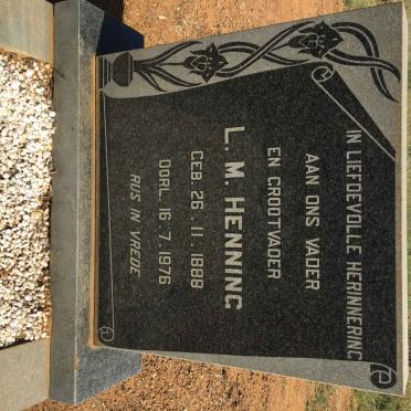 HENNING L.M. 1888-1976