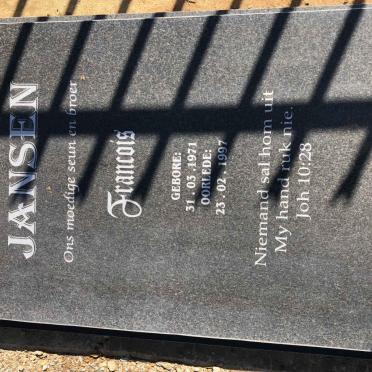 JANSEN Francois 1971-1997