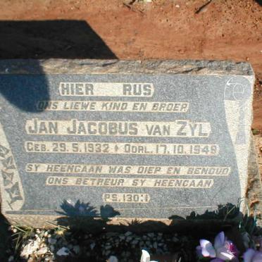 ZYL Jan Jacobus, van 1932-1949