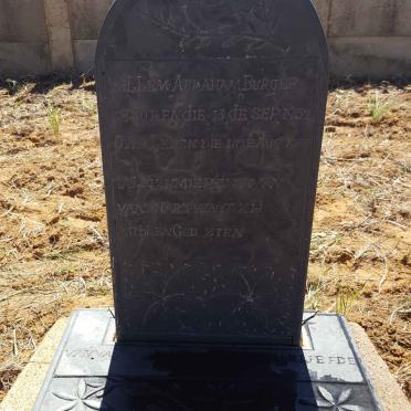 BURGER Willem Abraham 1937-1938