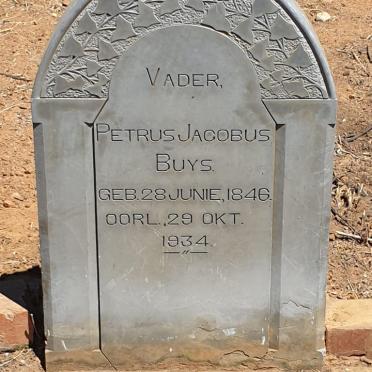 BUYS Petrus Jacobus 1846-1934