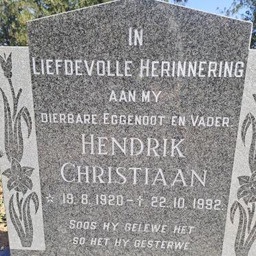 MARX Hendrik Christiaan 1920-1992