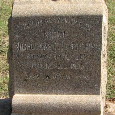 LOTTERING Nicolaas G. 192?-1935