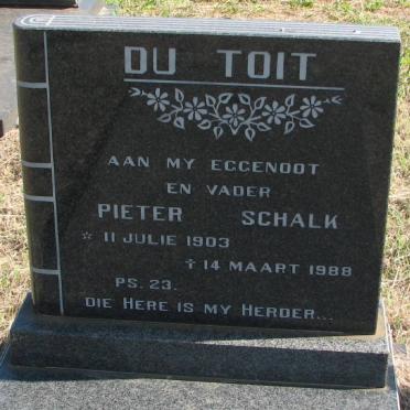 TOIT Pieter Schalk, du 1903-1988