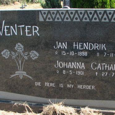VENTER Jan Hendrik 1898-1985 &amp; Johanna Catharina 1901-1991