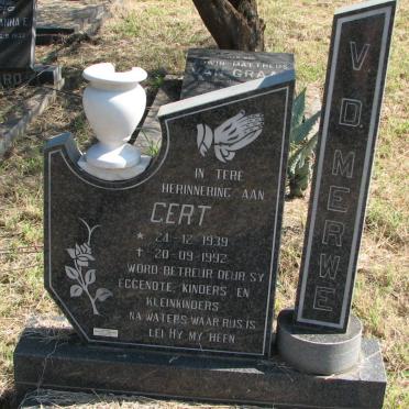 MERWE Gert, V.D. 1939-1992