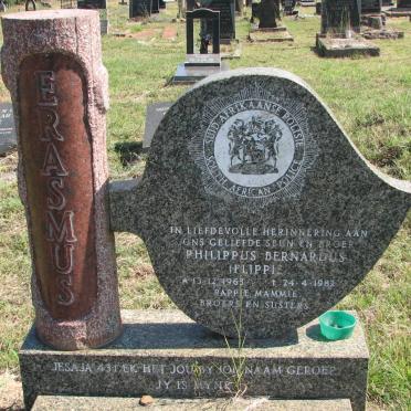 ERASMUS Philippus Bernadus 1963-1982