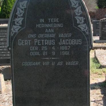 SCHEEPERS Gert Petrus Jacobus 1887-1961