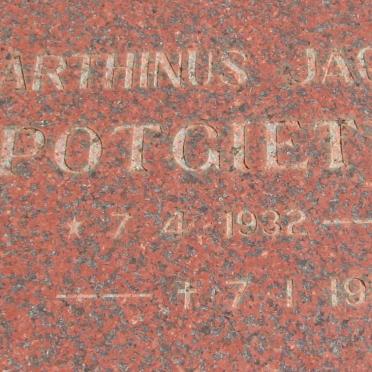 POTGIETER Marthinus Jacobus 1932-1988