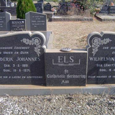 ELS Frederik Johannes 1881-1971 &amp; Wilhelmina Johanna SMIT 188?-1977