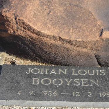 BOOYSEN Johan Louis 1936-1985